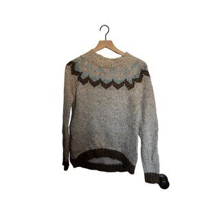 Mary MADE IN ITALY Beige‎ Alpaca Wool Blend Sweater Size S
